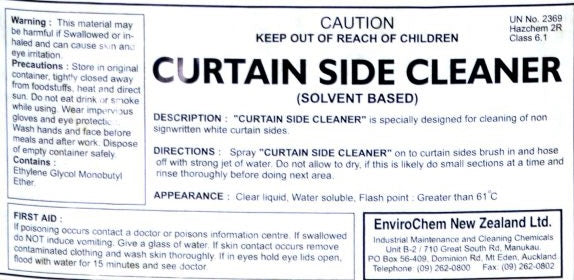 EnviroChem CURTAIN SIDE CLEANER