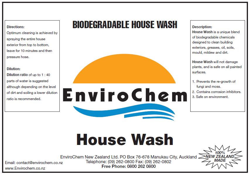 EnviroChem HOUSE WASH-BIODEGRADABLE