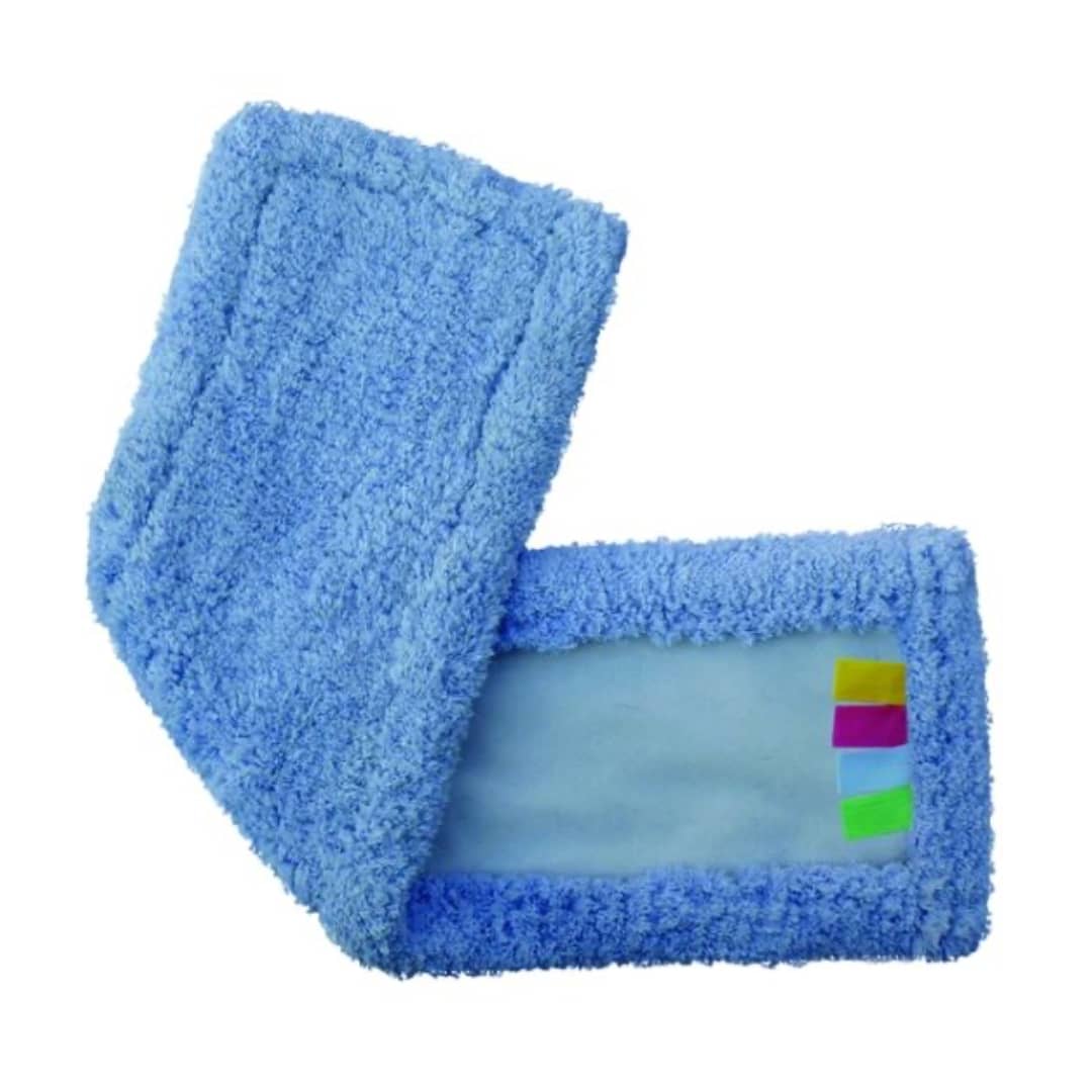 Flat Mop Pad - Blue, Dry Only, 540mm Wide