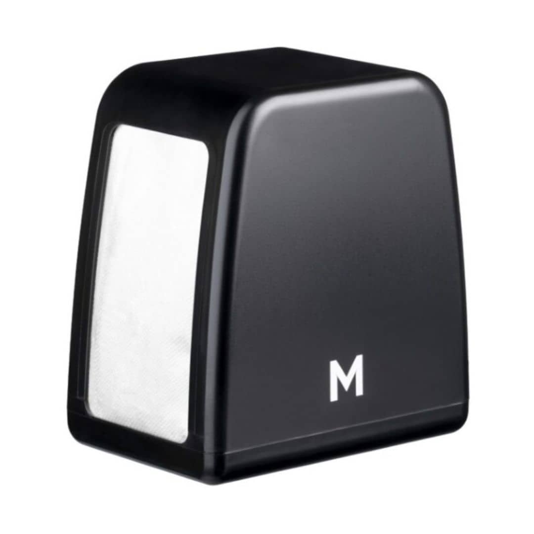 Black tall compact napkin dispenser 250 sheet capacity for MPH38505 napkins