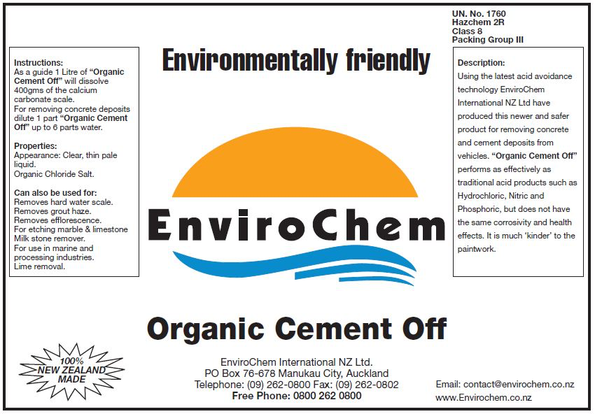 EnviroChem ORGANIC CEMENT OFF - CEMENT CLEANER