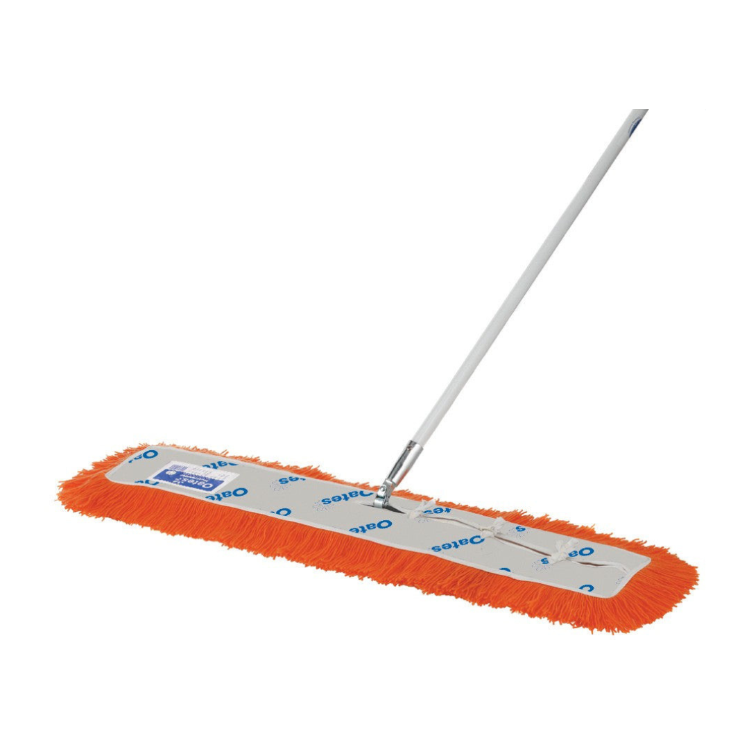 Oates Modacrylic Dust Control Mop Complete - 91cm Orange And White