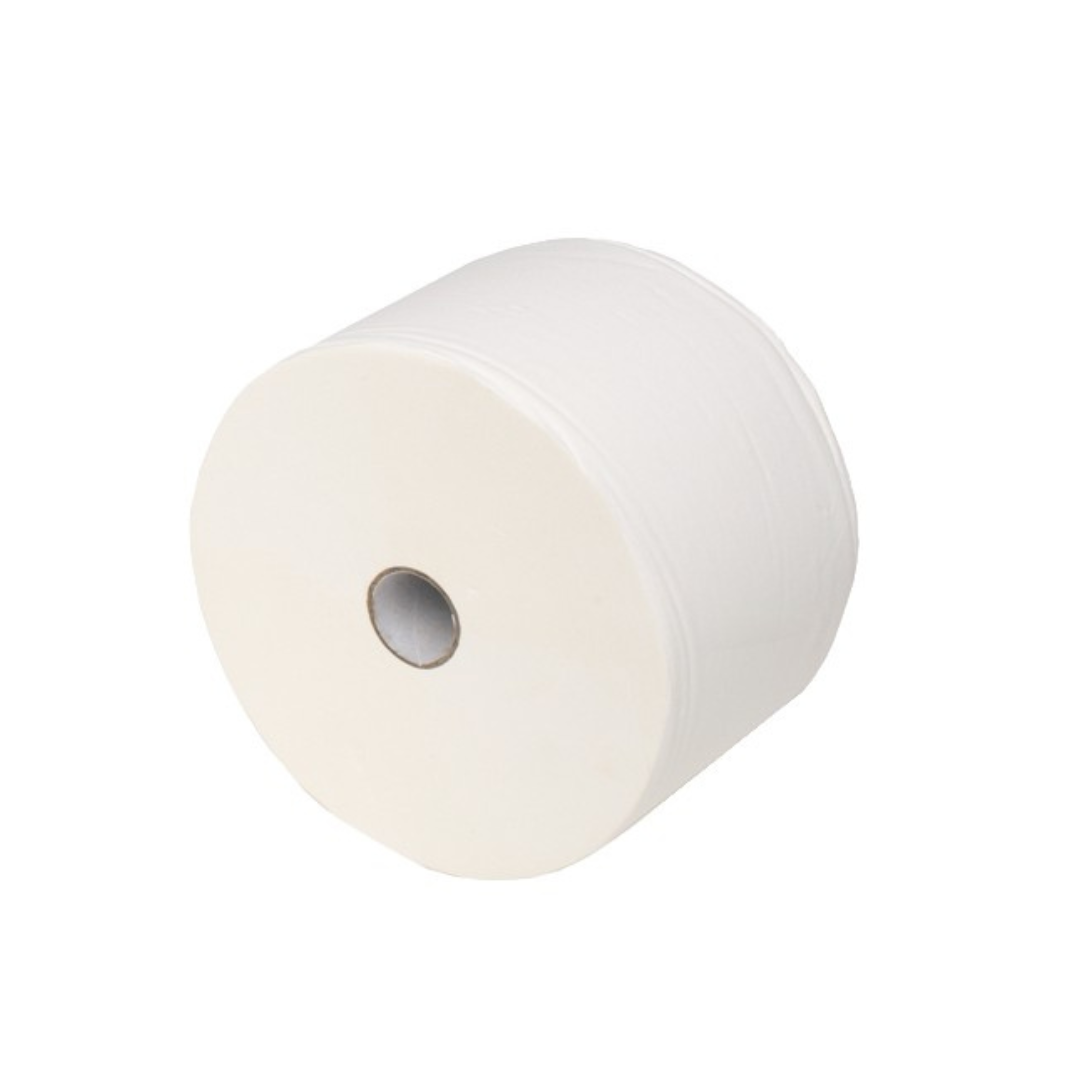 Pacific CMJ2 Classic Mini Jumbo Roll, 2 Ply White, 100 Meters - Carton of 18 Rolls