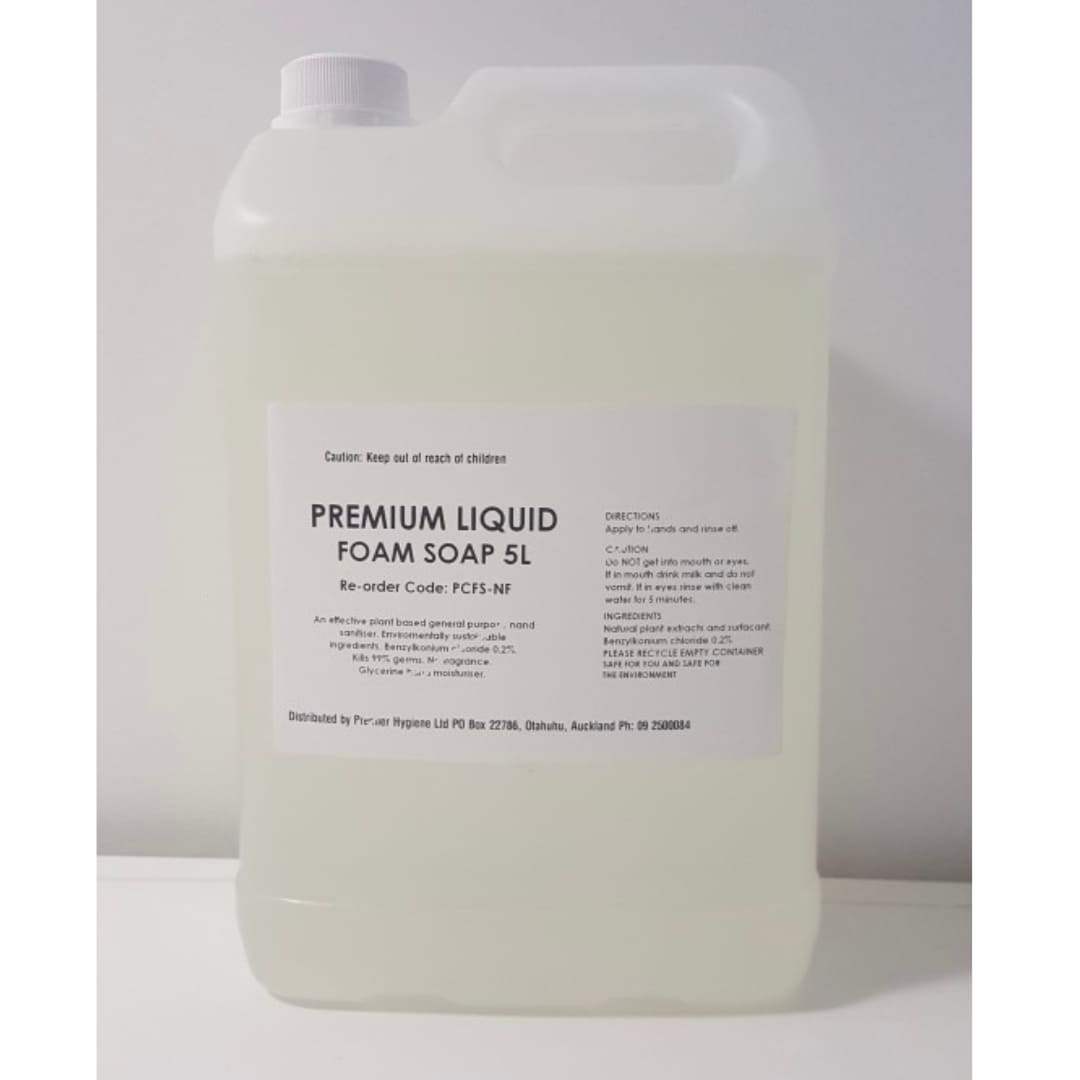 Premier Hygiene Premium Liquid Foam Soap 5L