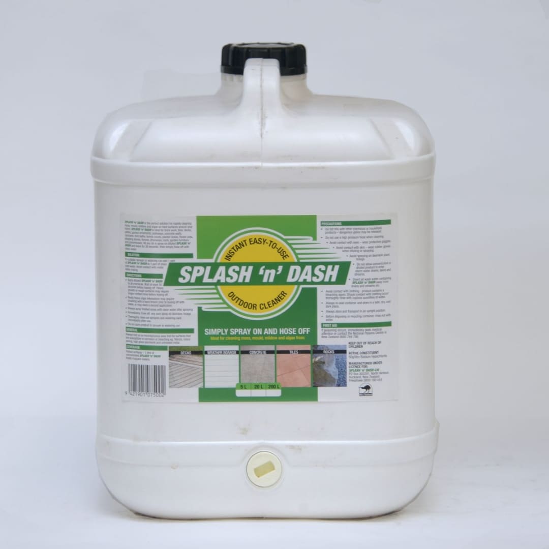 SPLASH N DASH Instant moss mould killer NZ 20L ffb06ff6 2ecc 4ce8 a5e9 7b6b675486e