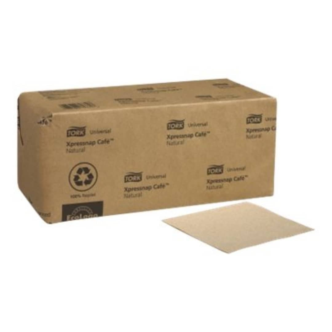 Tork 2307945 Universal Napkins For Xpressnap Cafe Dispenser Natural - Carton of 12 Packs