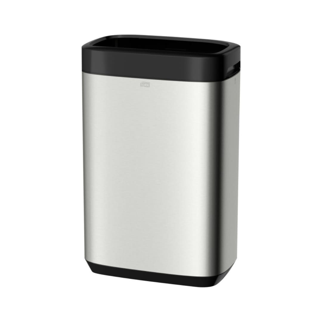 Tork Rubbish Bin Image Design 460011 B1 395x253x 614mm - 50L Stainless Steel