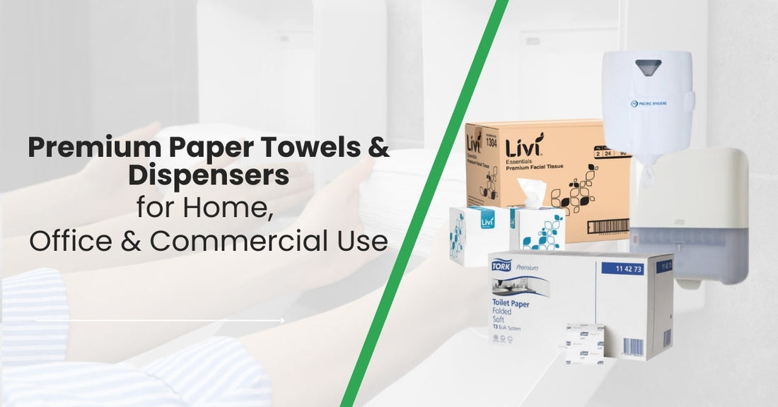 Premium Paper Towels & Dispensers for Home, Office & Commercial Use