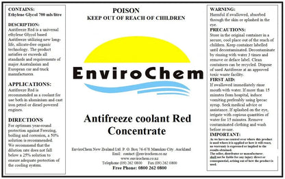 EnviroChem ANTIFREEZE COOLANT RED CONCENTRATE