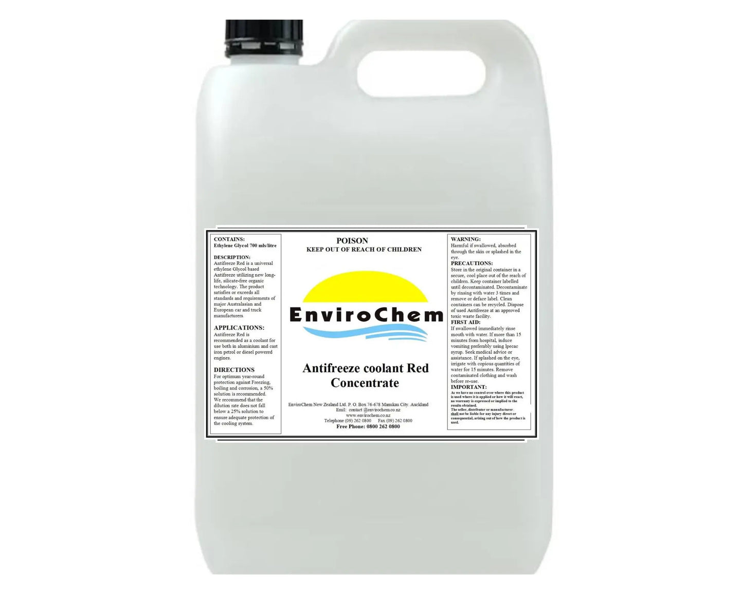 EnviroChem ANTIFREEZE COOLANT RED CONCENTRATE