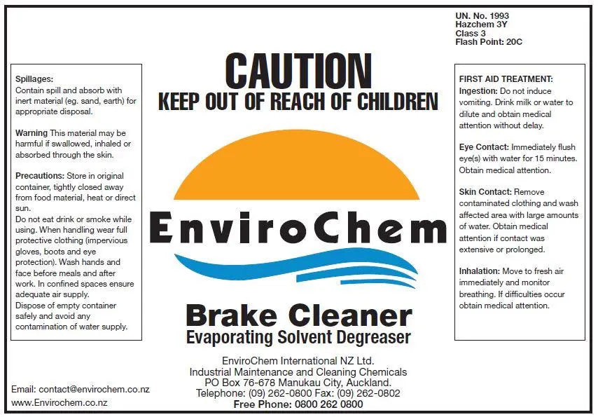 EnviroChem BRAKE CLEANER