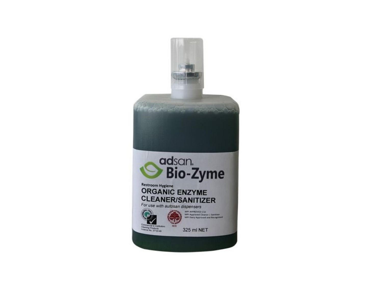 Bio-Zyme Urinal Dispenser Refill 325ml | PureClean Supplies – Pure ...