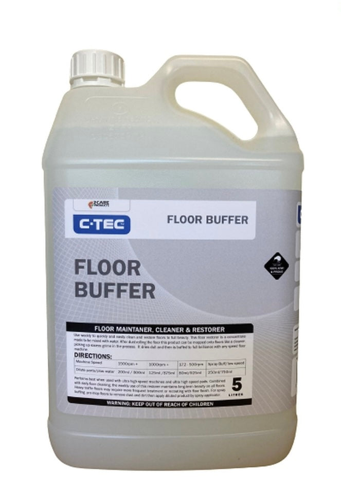 C-TEC Floor Buffer 5 L provides effective floor care support for maintaining clean, polished, and presentable surfaces.