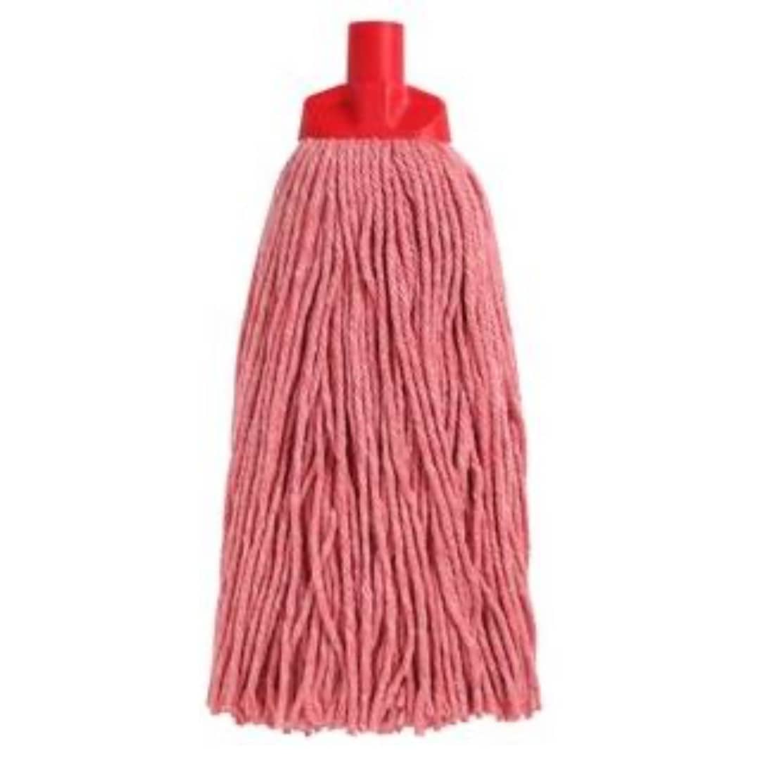 Cut Cotton Mop Head - Red 25mm x 400g 300mm