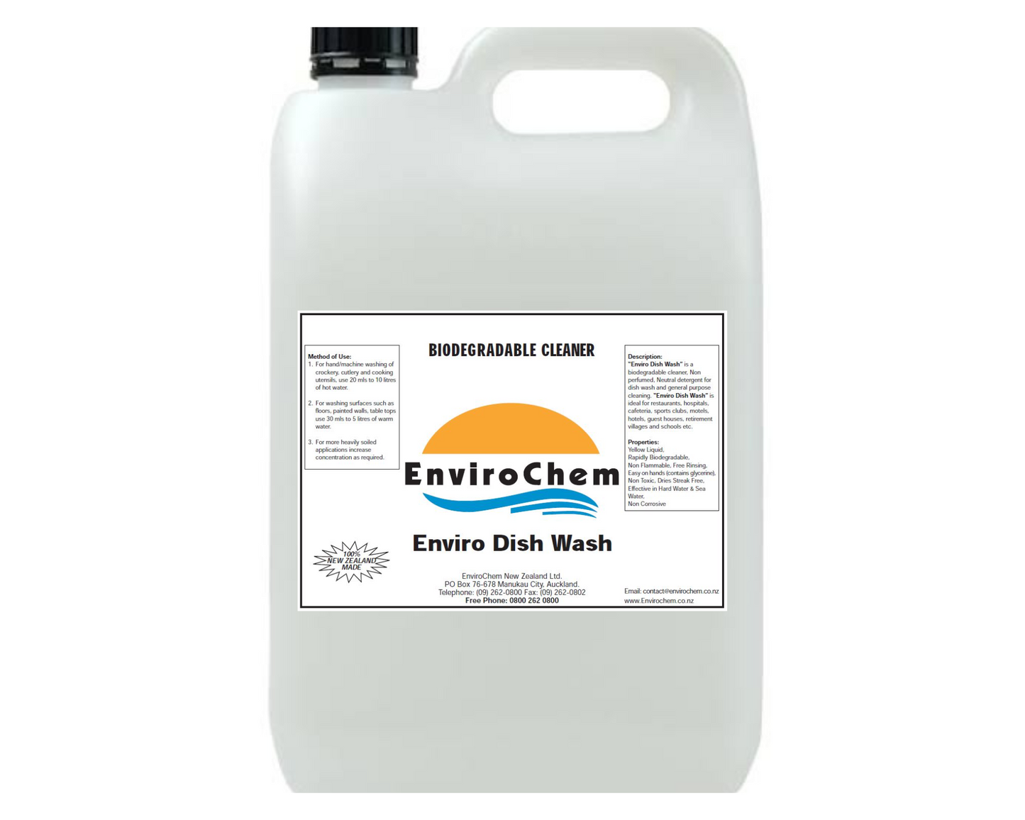 EnviroChem DISH WASH LIQUID - BIODEGRADABLE