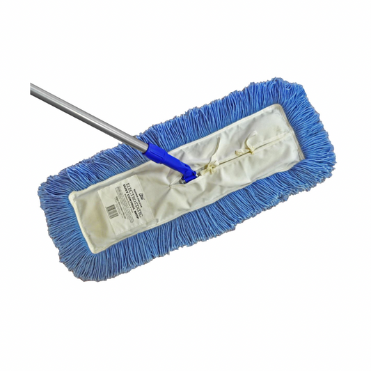 Dust Control Mop Complete - Blue, 610mm x 25mm x 1400mm