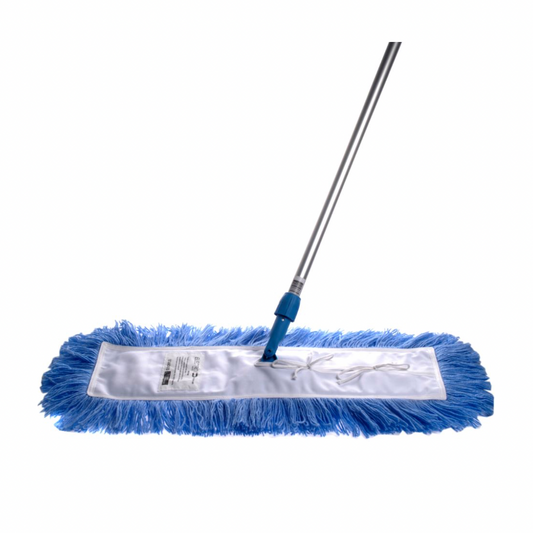 Dust Control Mop Complete - Blue, 910mm x 25mm x 1400mm