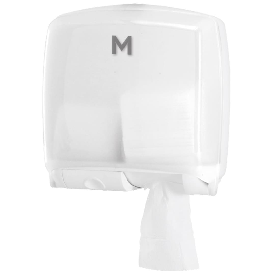Eco Interleave Tissue Dispenser - White, 1400 Sheet Capacity