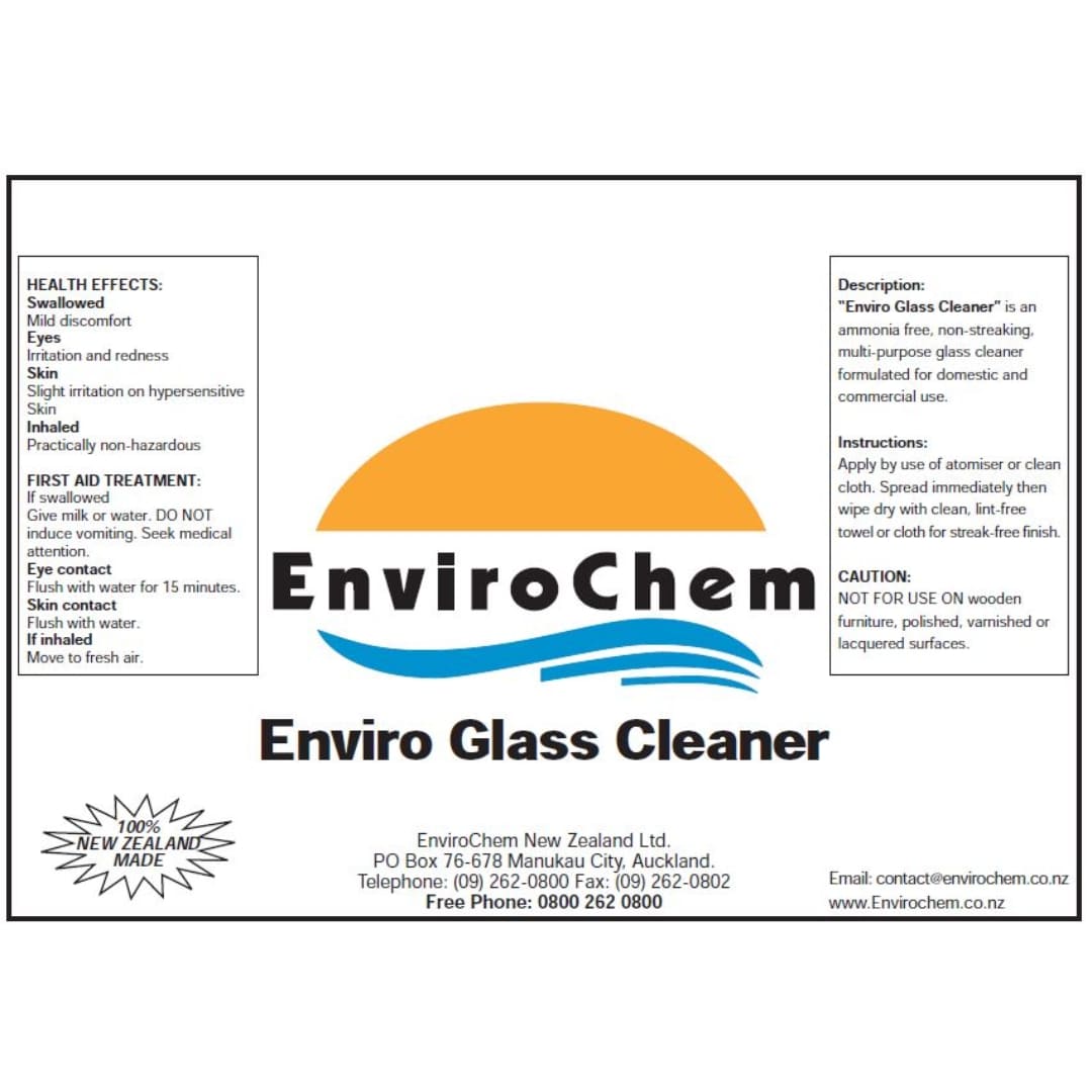 GLASS CLEANER - New Zealand