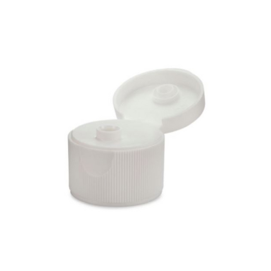 Household Flip Top Cap - White, 28/410 Neck