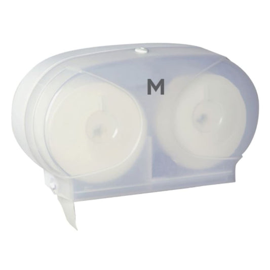 Household Toilet Roll Dispenser - White, 20mm Core Size