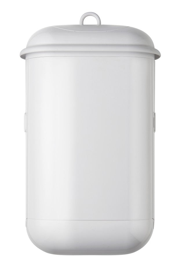 Pod Petite Manual Sanitary Bin 7L 253x150x420mm White