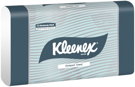 Kleenex 4440 Compact Hand Towel White 90 Sheets per Pack White - Carton of 24 Packs