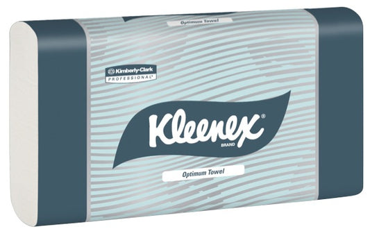 Kleenex 4456 Optimum Hand Towels 120 Sheets per Pack White - Carton of 20 Packs