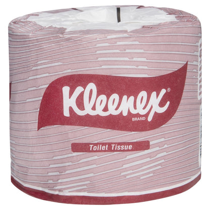 Kleenex 4735 Toilet Tissue 2 Ply Toilet Paper 400 Sheets per roll White - Pack of 48 Rolls