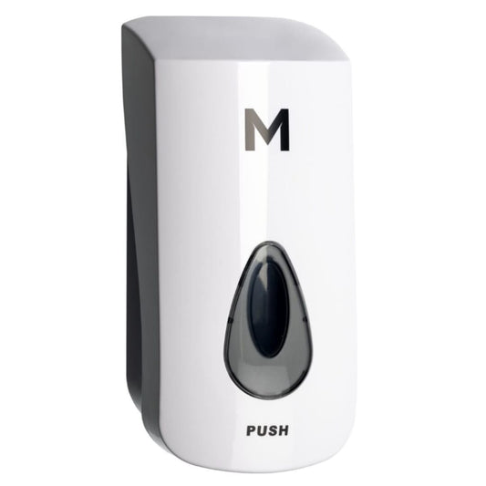 Liquid Wall Dispenser - White 1000ml Capacity + Includes Empty Cartridge