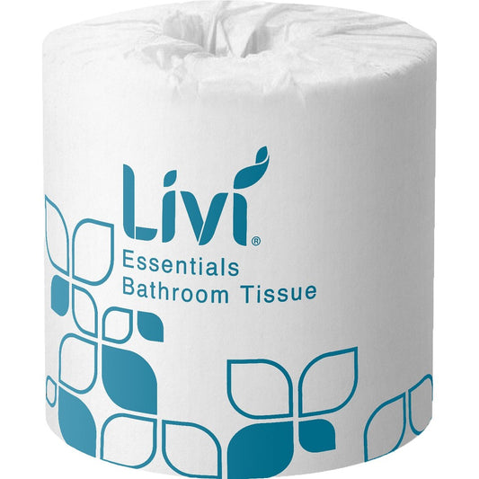 Livi Essentials 1001 Premium Toilet Tissue 2 Ply 400 sheets per roll White - Carton of 48 Rolls
