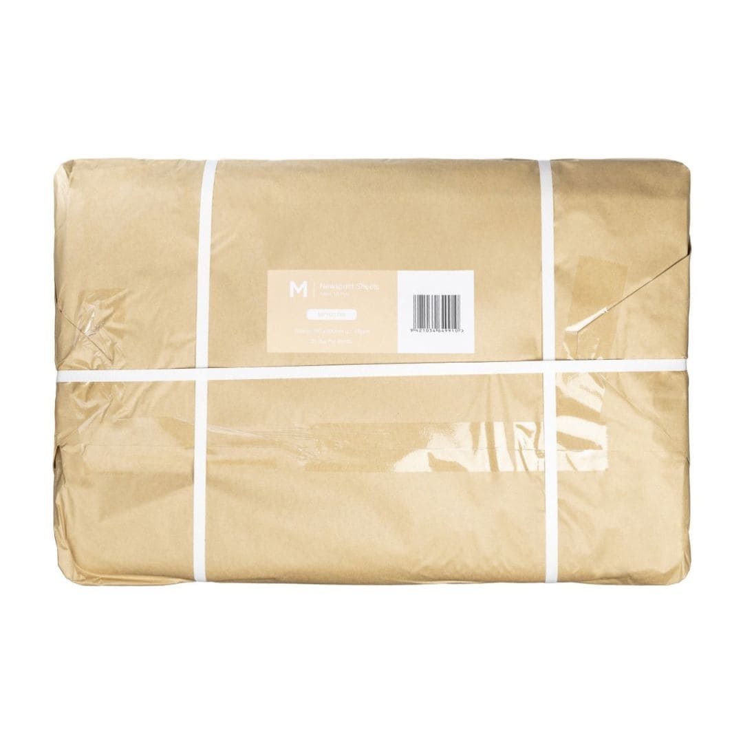 White newsprint paper sheets 700x800mm 45gsm 20kg bale