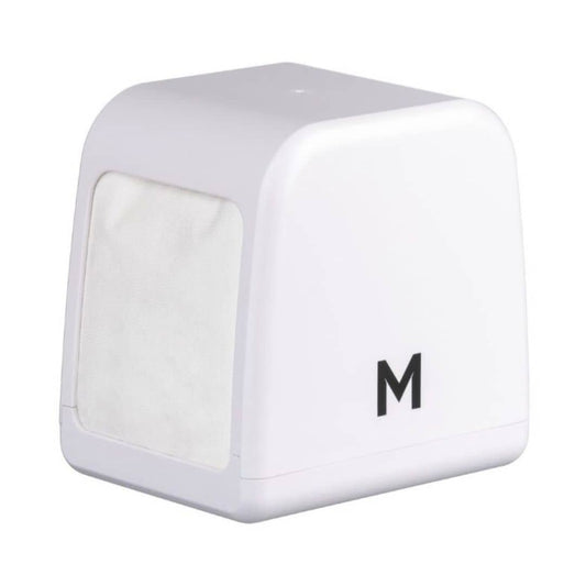 White compact napkin dispenser 250 sheet capacity for MPH38510 napkins