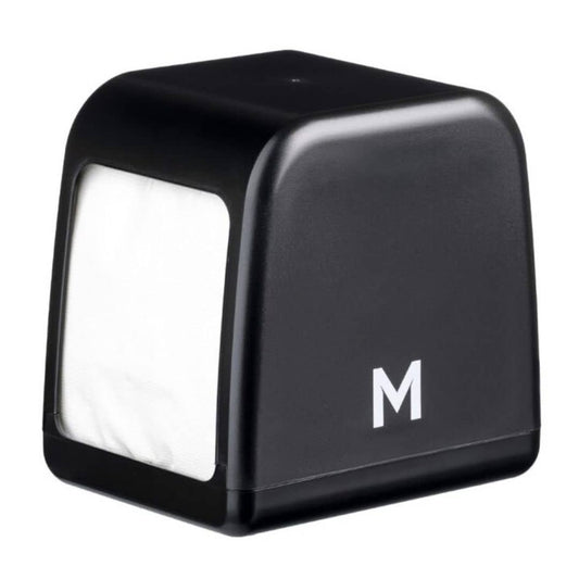 Black compact napkin dispenser 250 sheet capacity for MPH38510 napkins