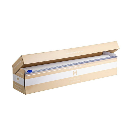 Premium white baking paper dispenser 450mm x 120m 45gsm 230C