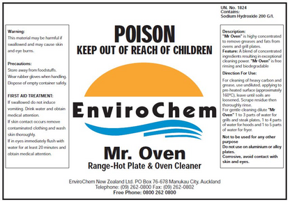 EnviroChem MR OVEN – RANGE HOT PLAT & OVEN CLEANER