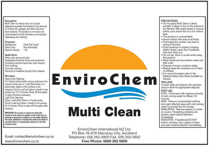 EnviroChem MULTI CLEAN (DEGREASER)-HEAVY DUTY/NON TOXIC