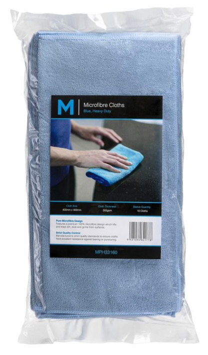 Microfibre Cloths - 400mm x 400mm, 300gsm