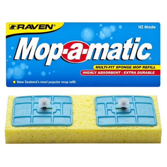 Mop-a-Matic Standard Mop Head - Yellow, 220mm x 22mm x 1200mm