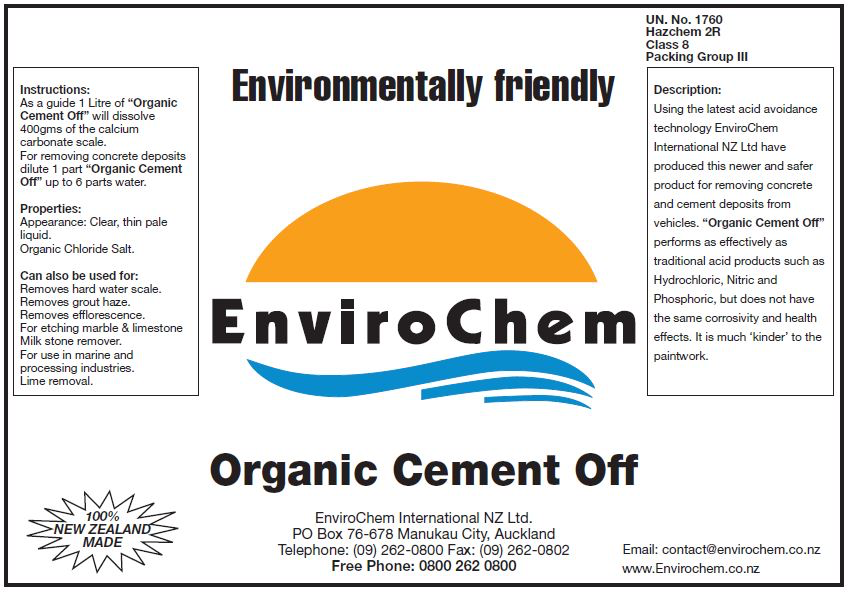 EnviroChem ORGANIC CEMENT OFF