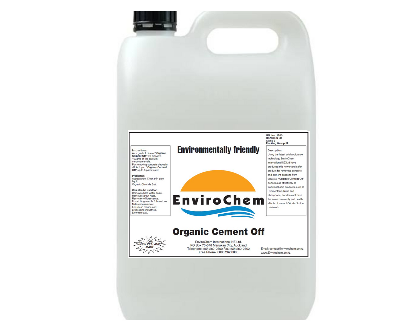 EnviroChem ORGANIC CEMENT OFF