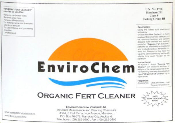 EnviroChem ORGANIC FERT CLEANER