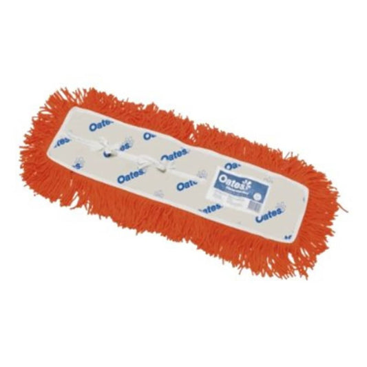 Oates Dust Control Mop Fringe Pad - 61cm White and Orange