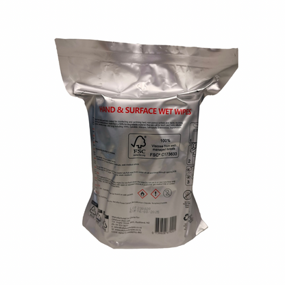 Offshoot 75% Alcohol Wet Wipes, 100% Biodegradable Wipes – 160 Wipes per Pack - Carton of 12 Aluminium Packs