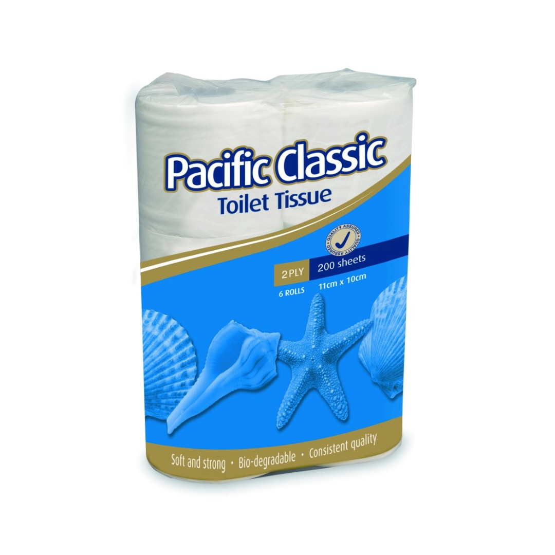 Pacific Classic 2 Ply Toilet Roll | Pure Clean Supplies