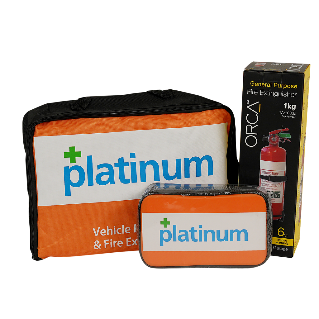 Platinum Vehicle & Fire Extinguisher First Aid Kit