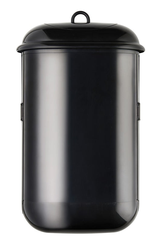 Pod Petite Manual Sanitary Bin 7L 25.3cm(w) x 15cm(d) x 42cm(h) Black