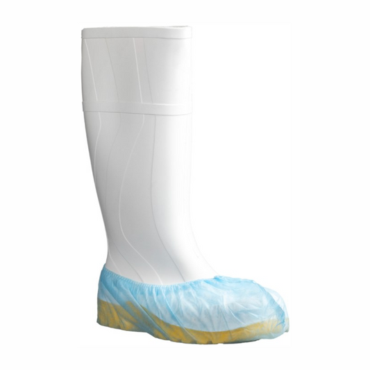Polypropylene Shoe Covers - Blue, 200mm x 400mm, 25gsm - 600 Covers/Box