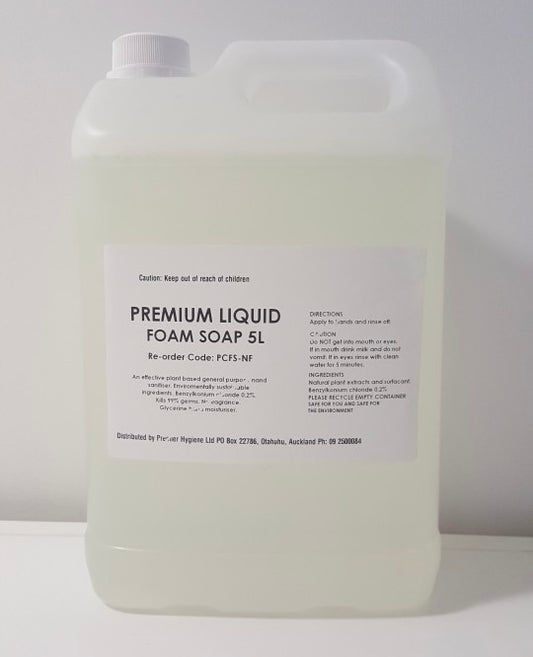 Premium Liquid Foam Soap/General Purpose Hand Sanitiser 5L