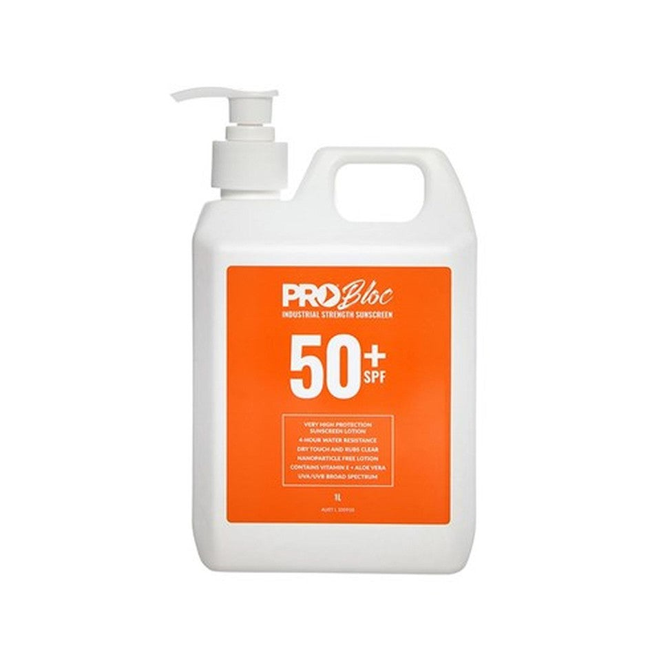 ProBloc Sunscreen SPF 50+ Pump Bottle - 1 Litre